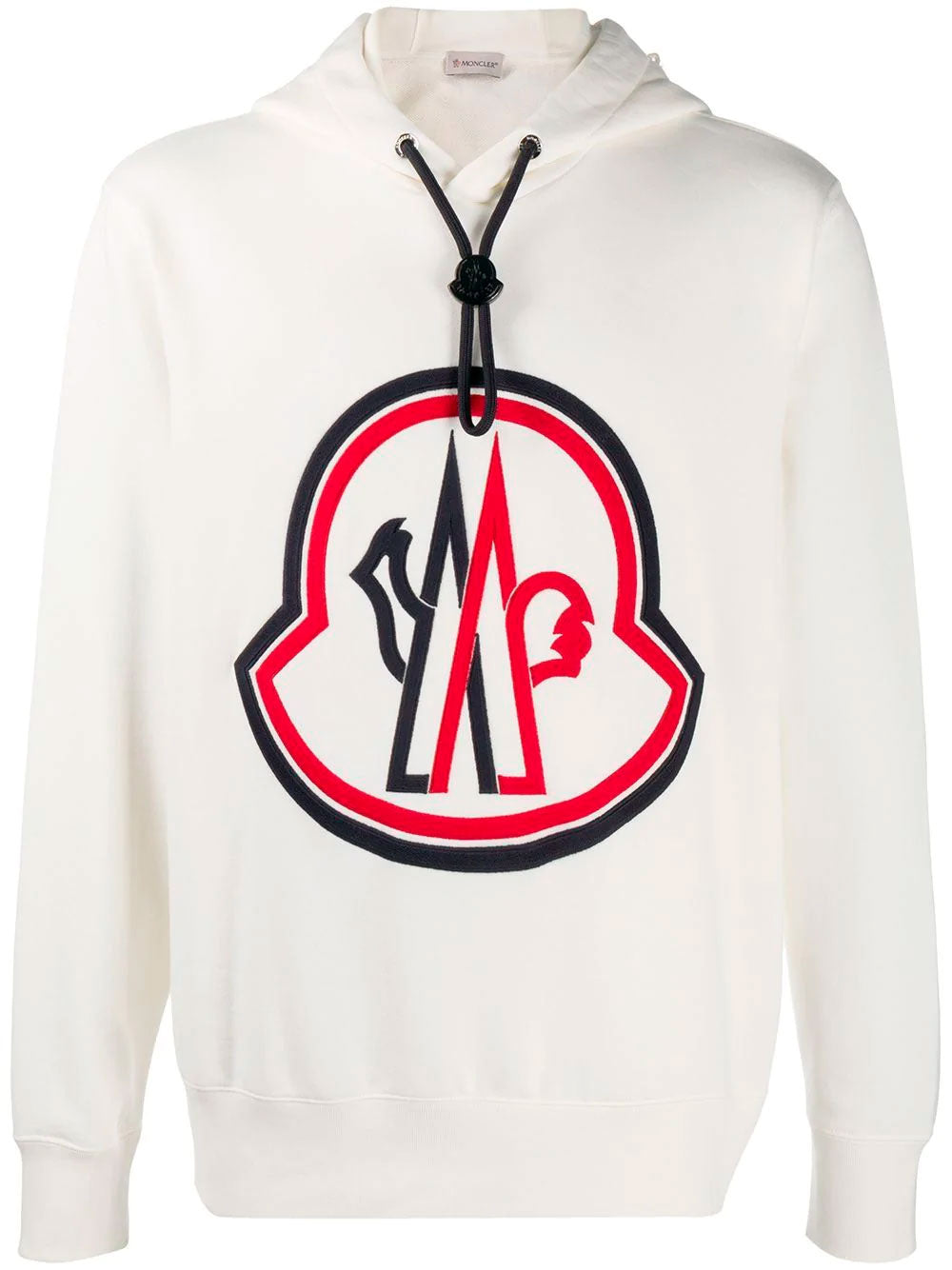 MONCLER sudadera con capucha y emblema