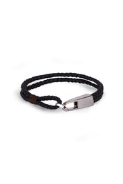 Pulsera piel trenza