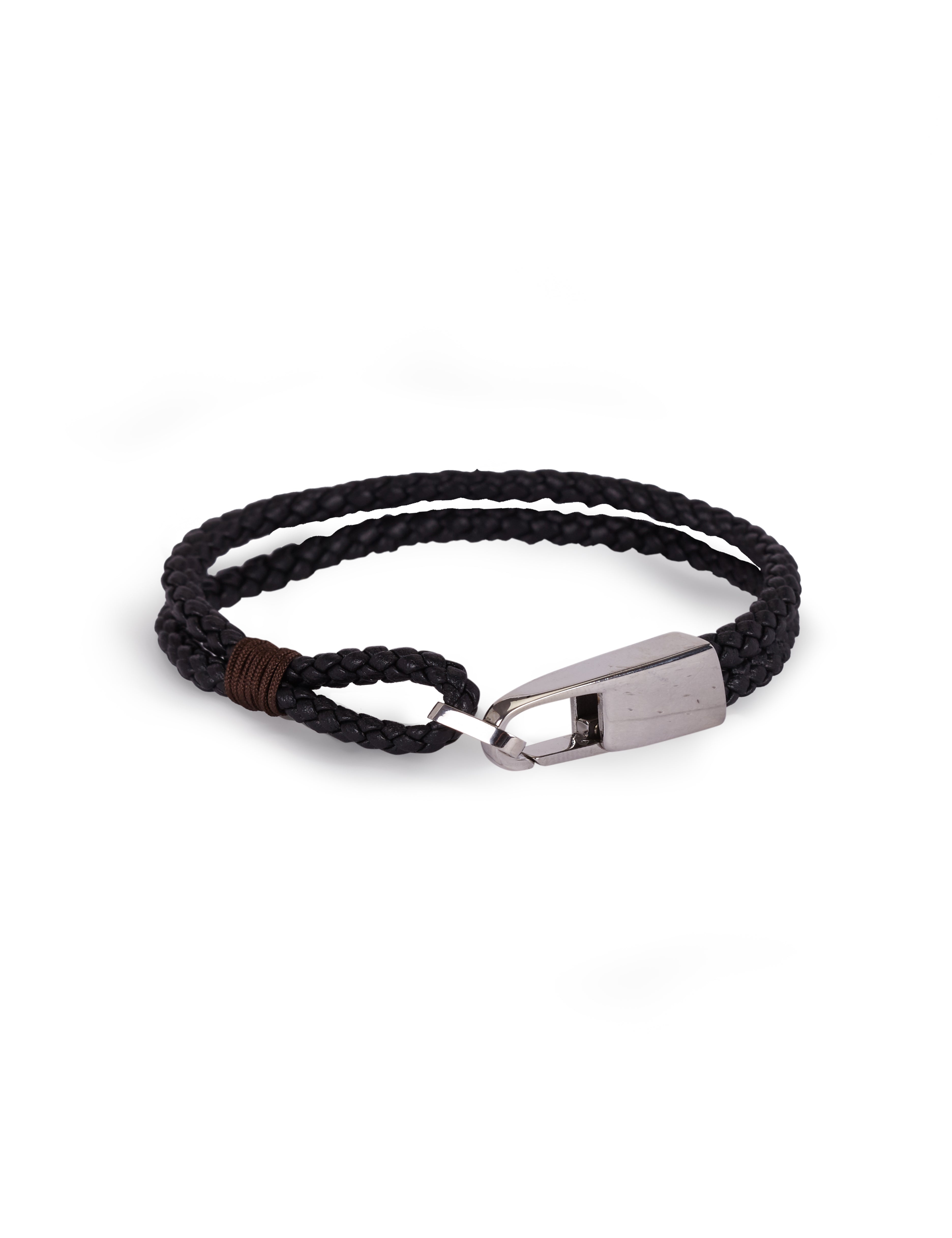 Pulsera piel trenza