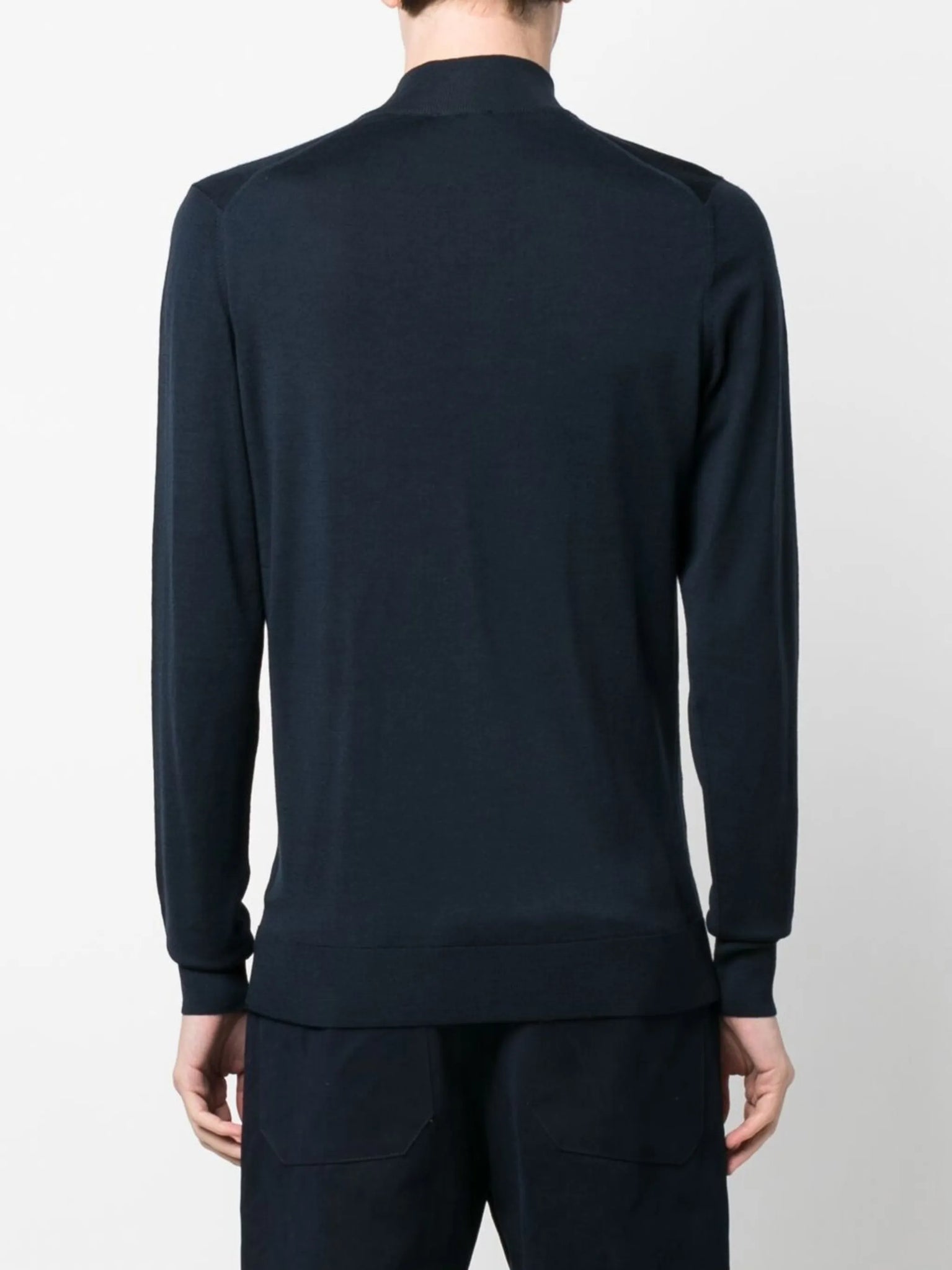 Jersey cremallera cuello alto