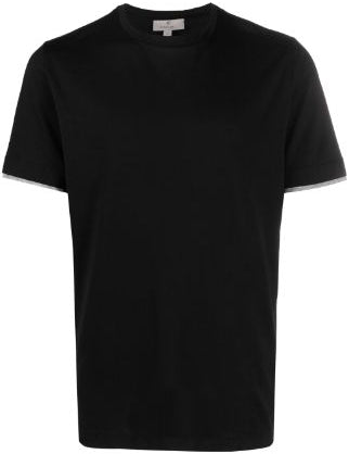 Contrast hem T-shirt