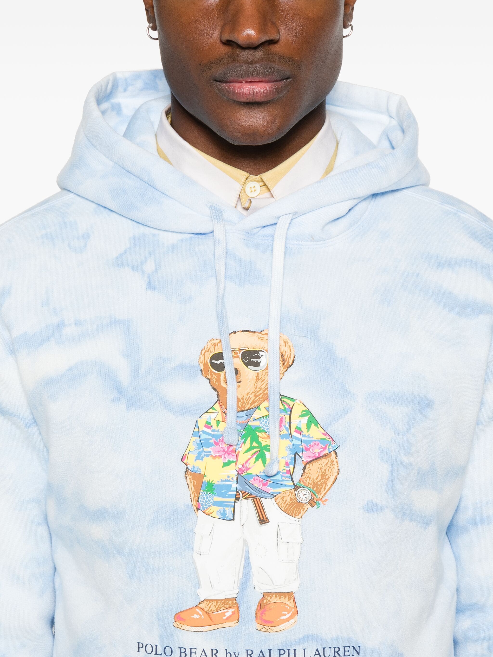 Sudadera polo bear tie dye