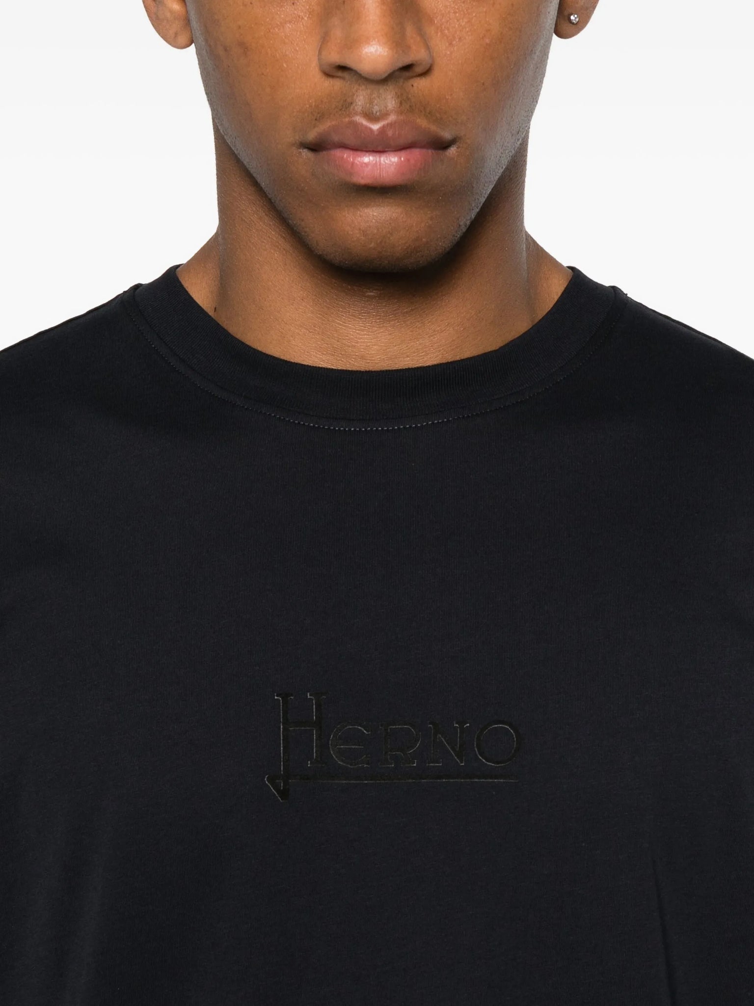 Camiseta bordada de algodón