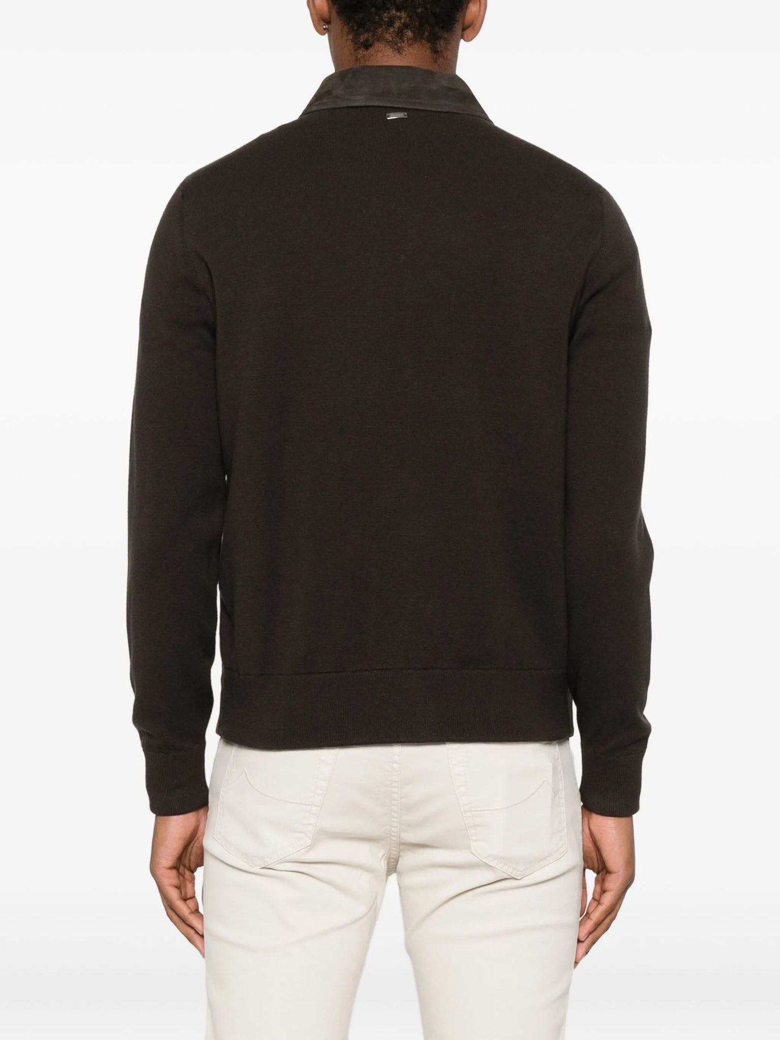 Chaqueta sobrecamisa piel
