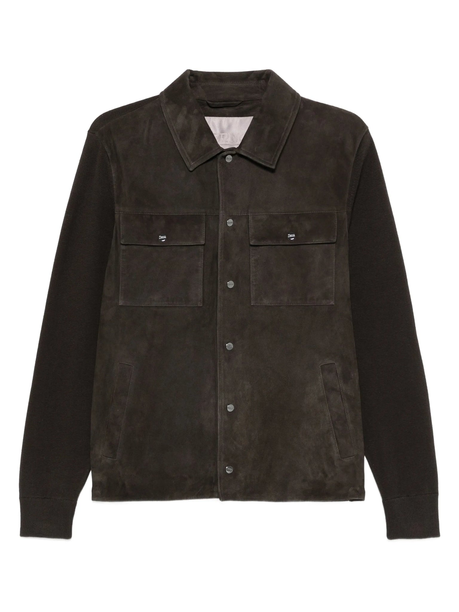 Chaqueta sobrecamisa piel