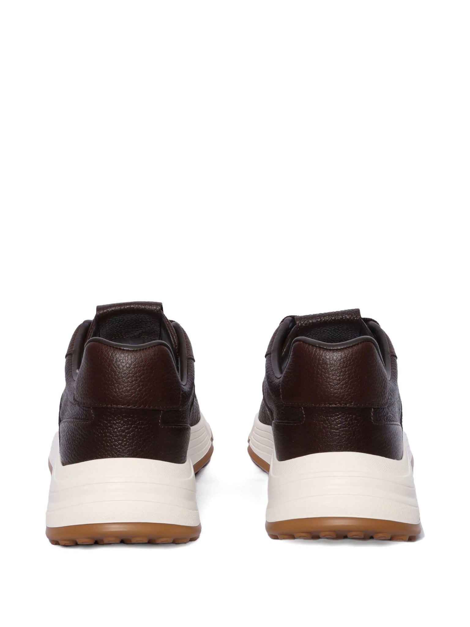 Zapatillas Piel Marron