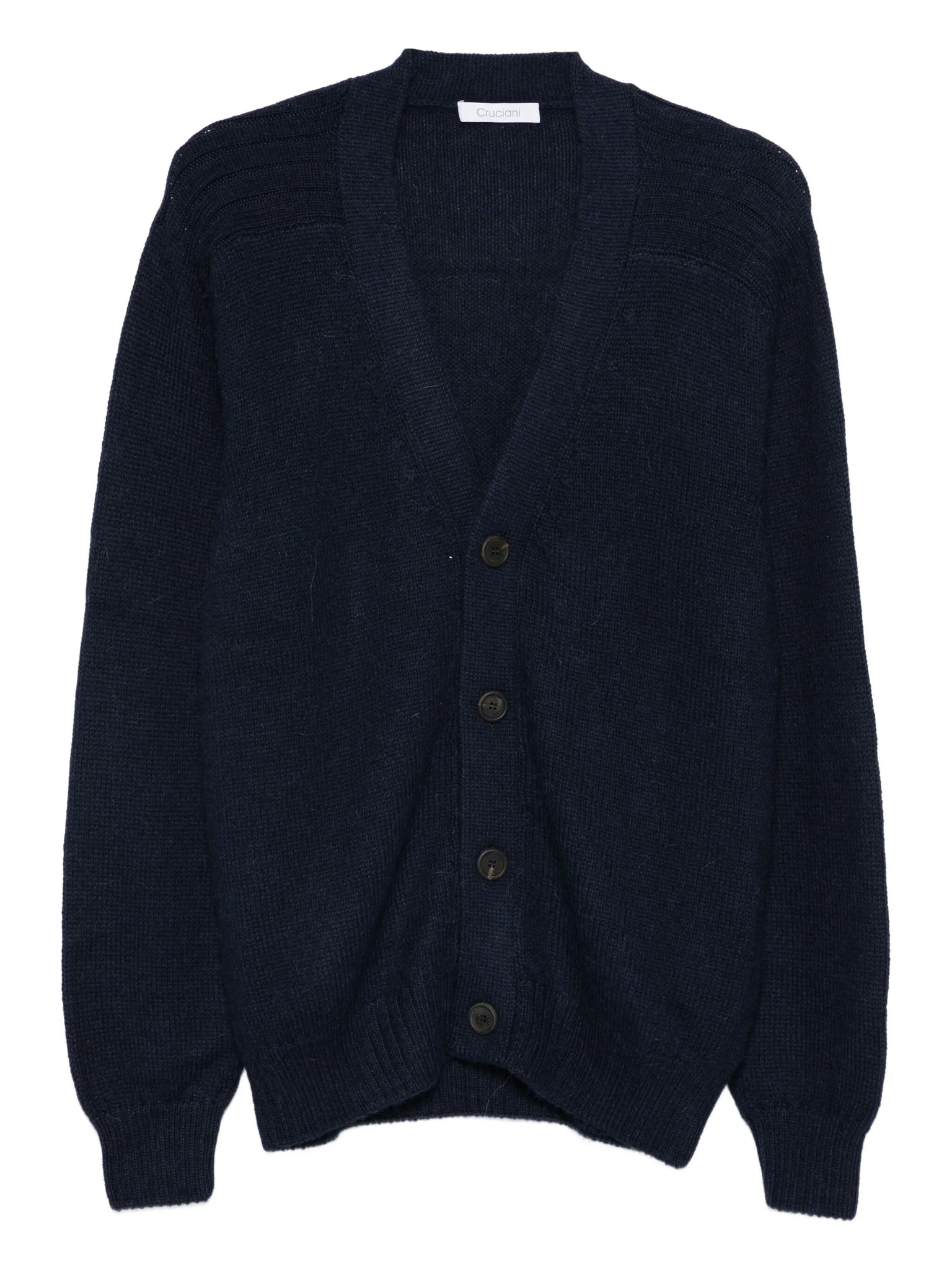 Cardigan canalé alpaca
