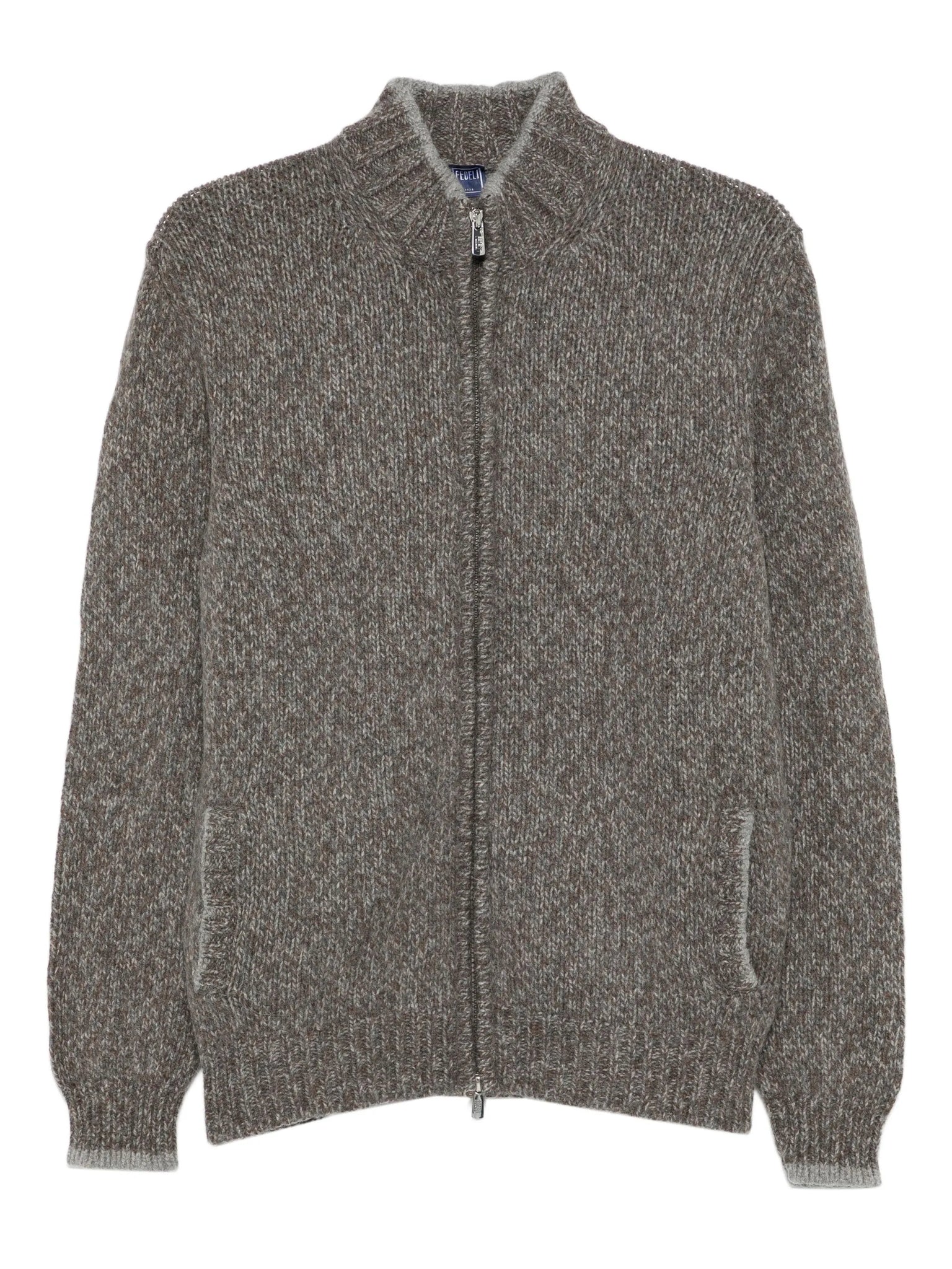 Cardigan cremallera lana alpaca