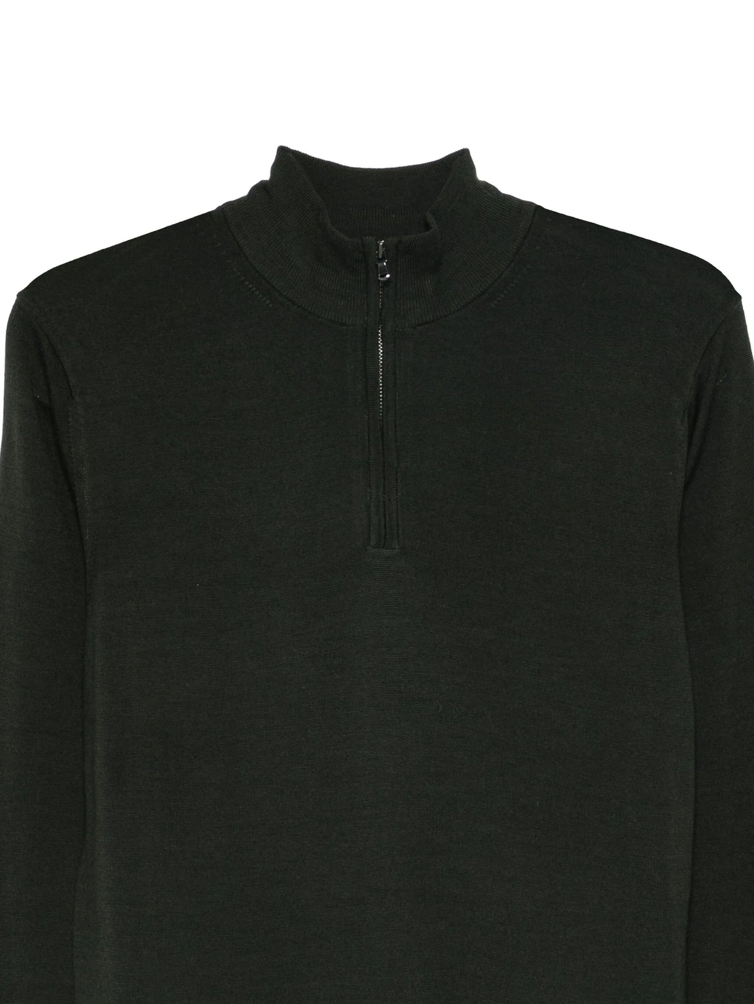 Jersey cremallera cuello alto