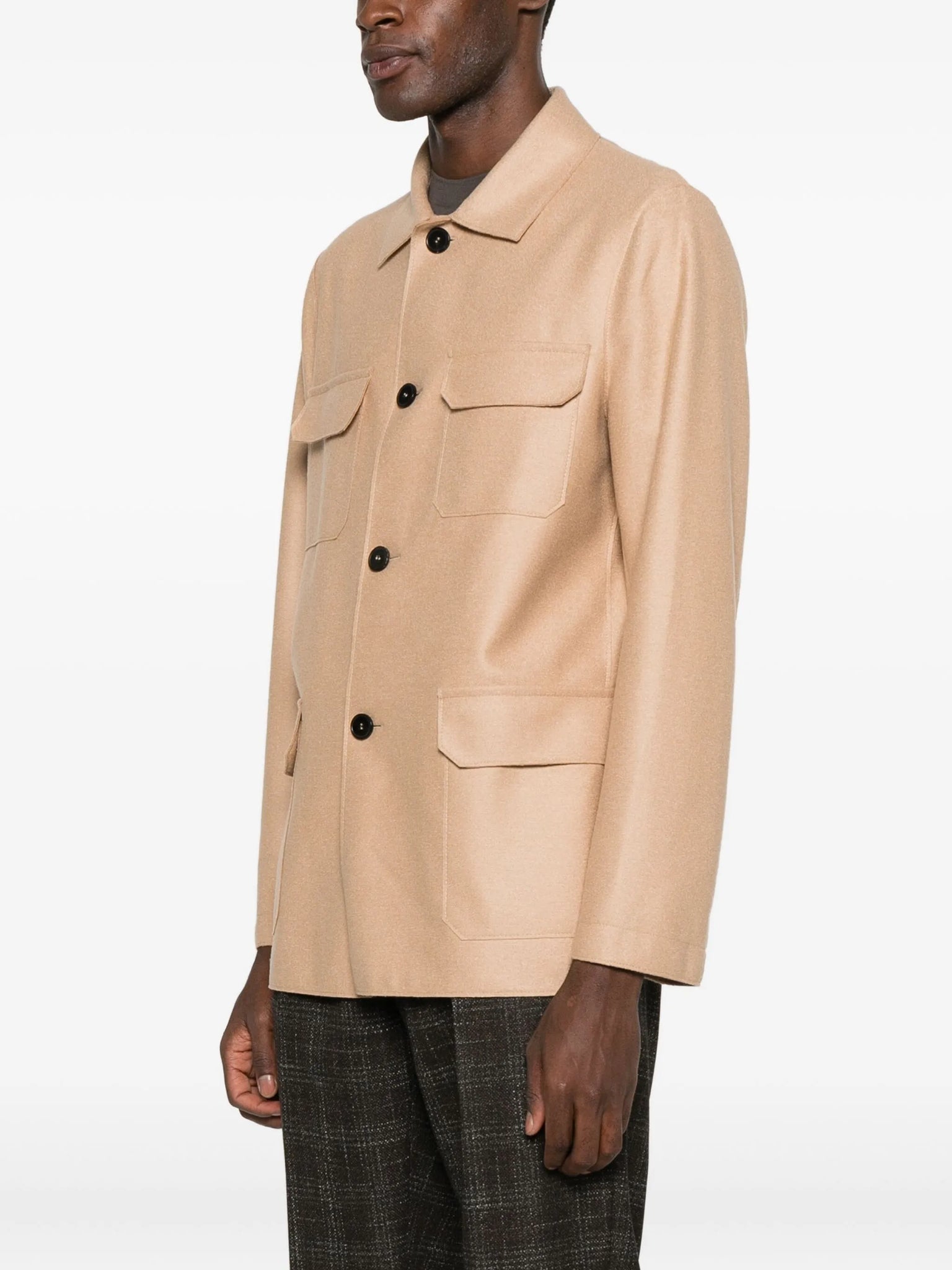 Chaqueta sahariana safari lana