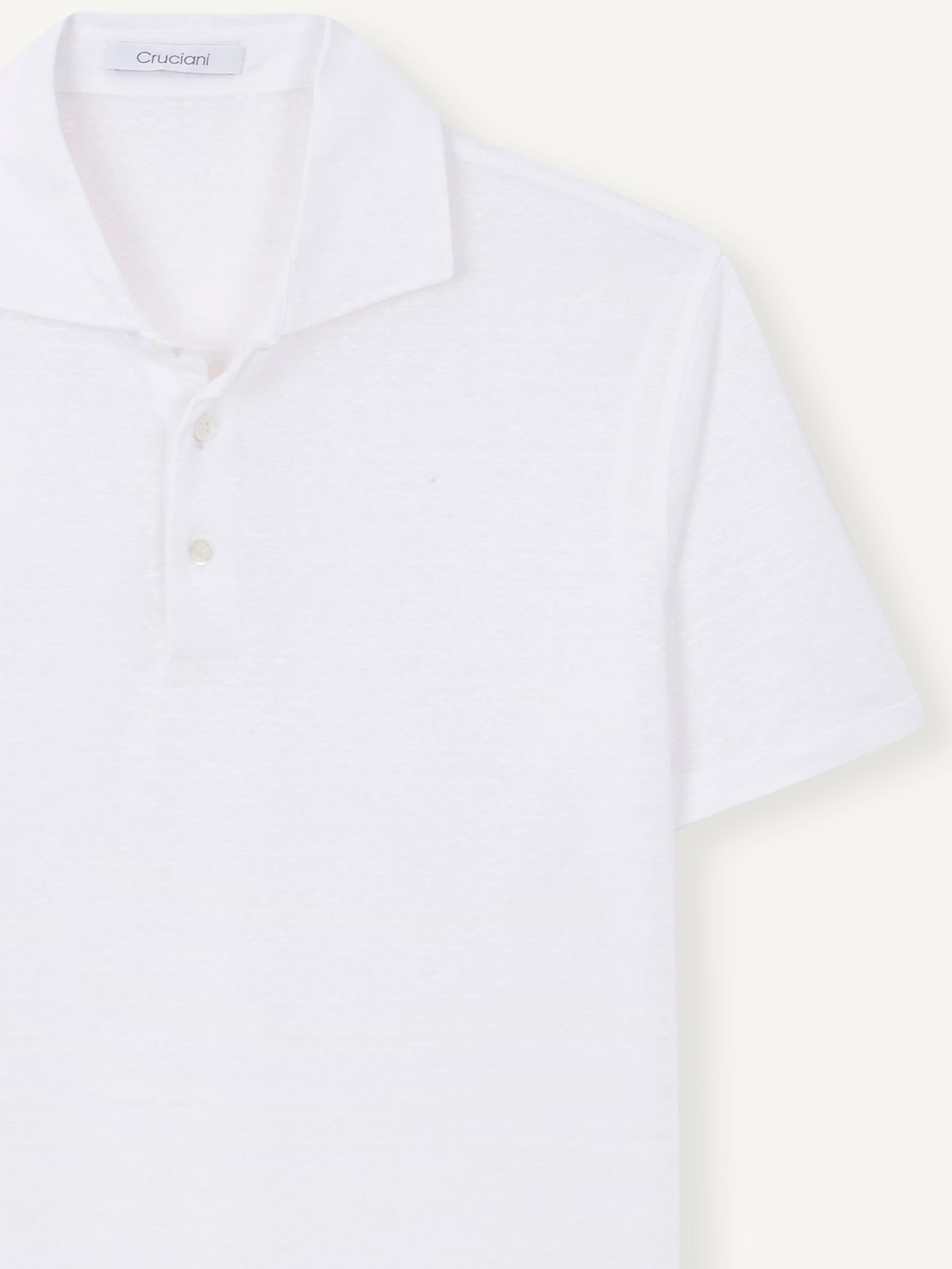 M/S linen polo shirt
