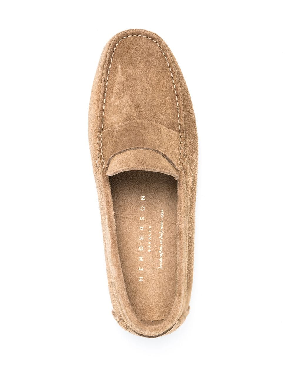 Moccasin before rubber sole