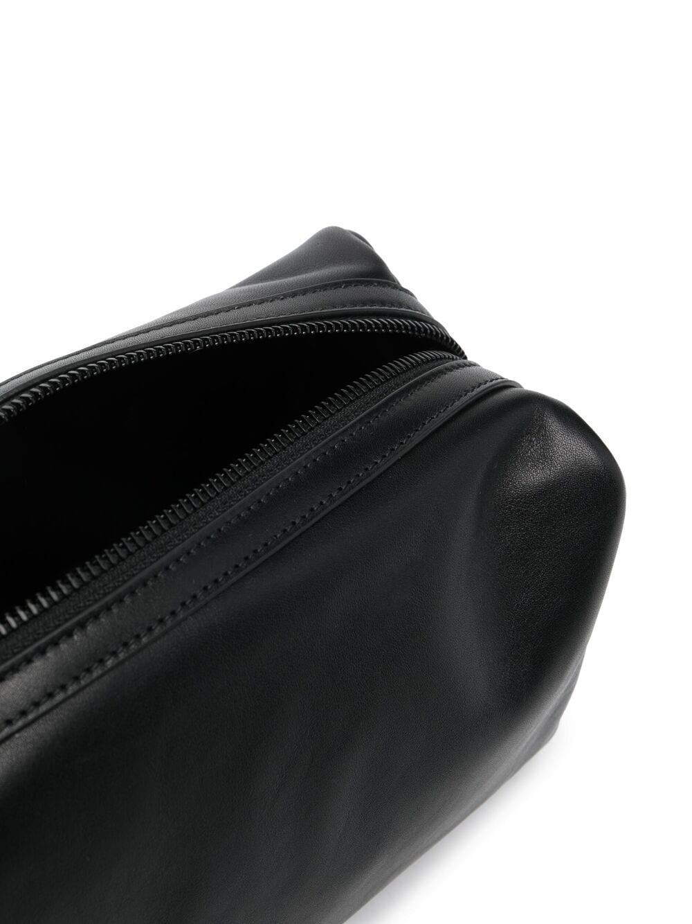 Neceser cuero liso  con logo