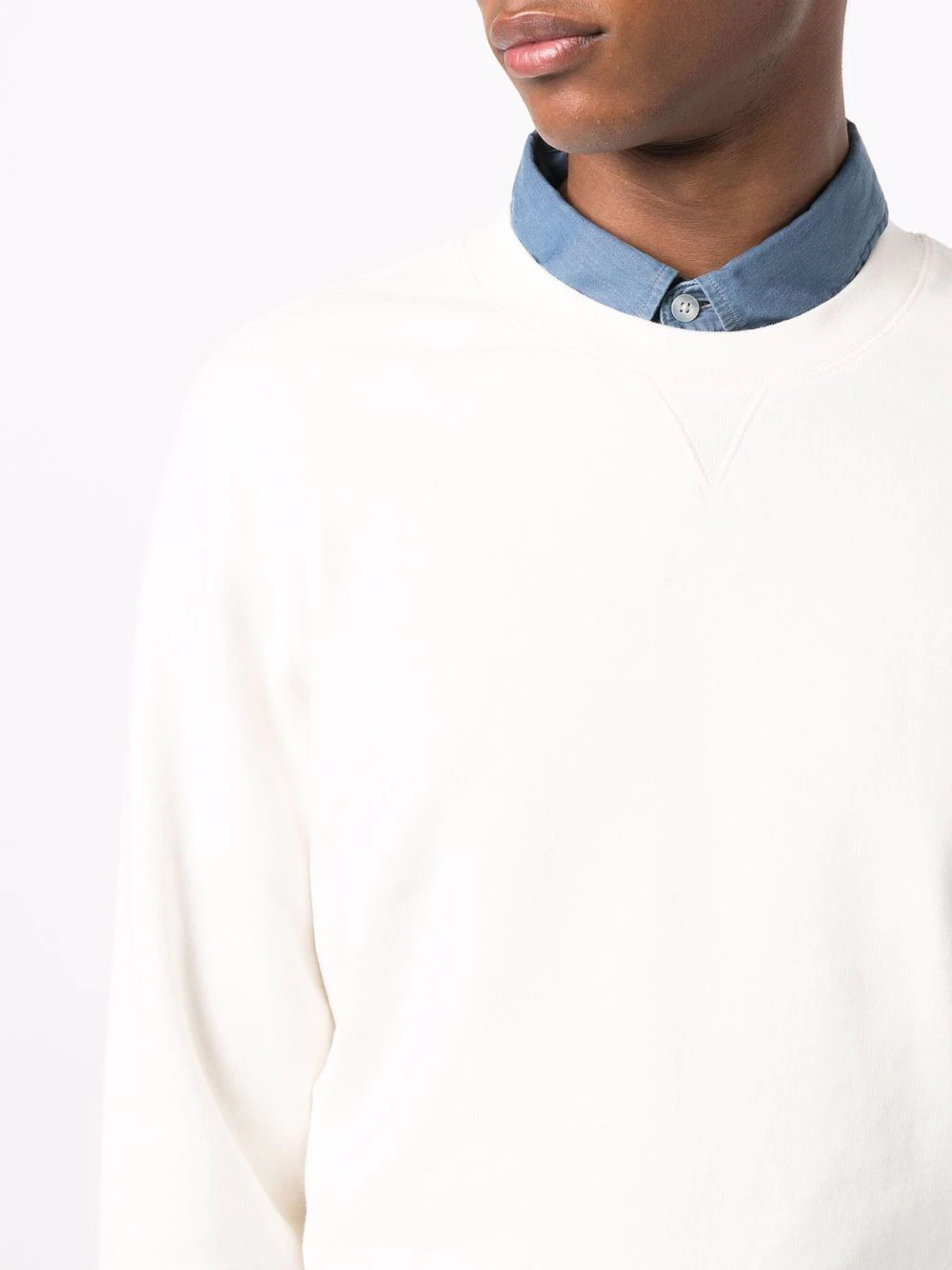 Round neck sweatshirt