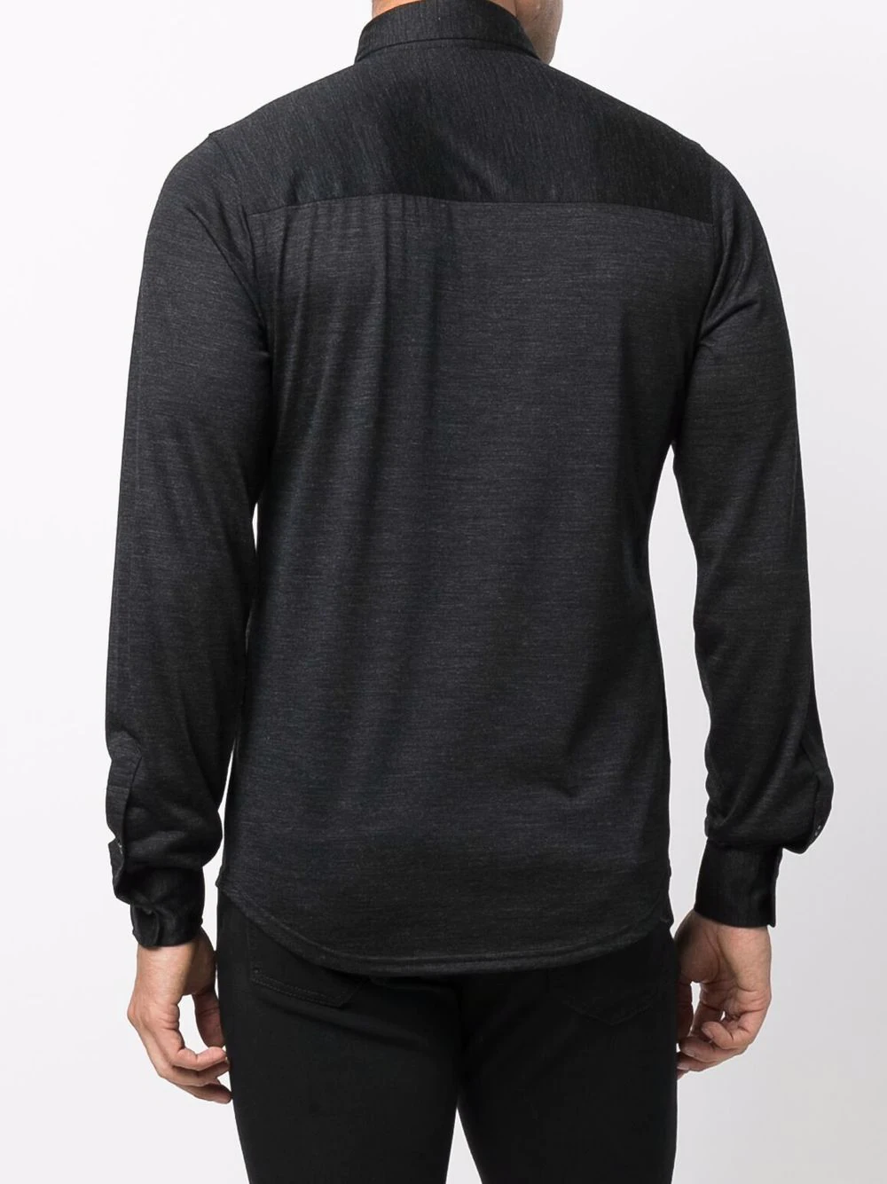 Camisa lana tipo jersey