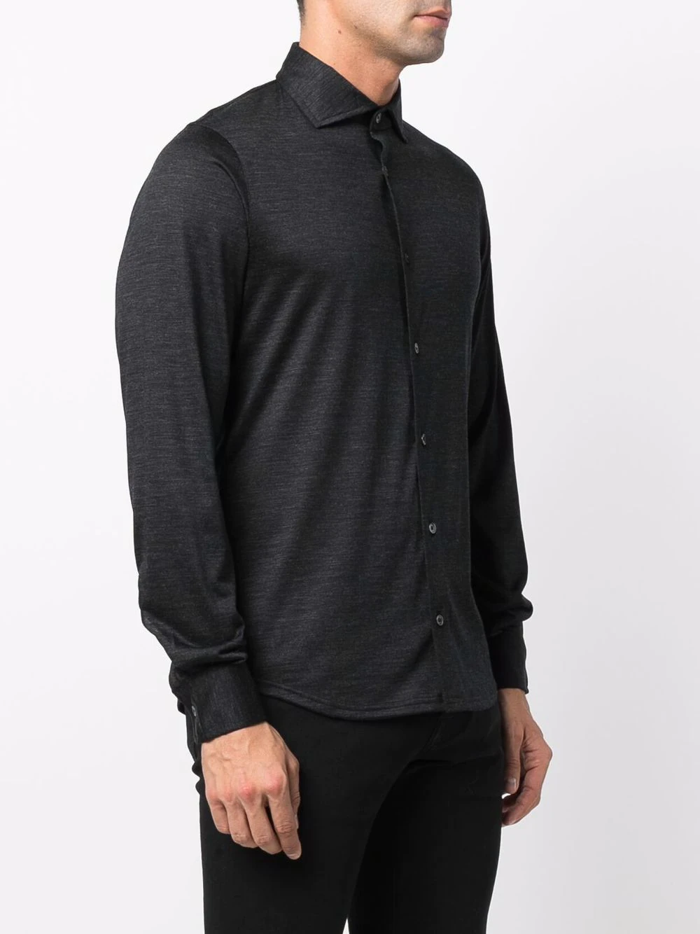 Camisa lana tipo jersey