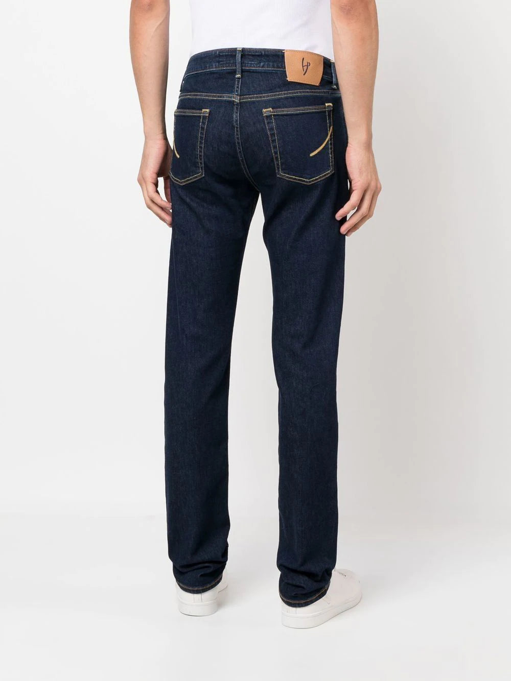 Straight slim-fit jeans