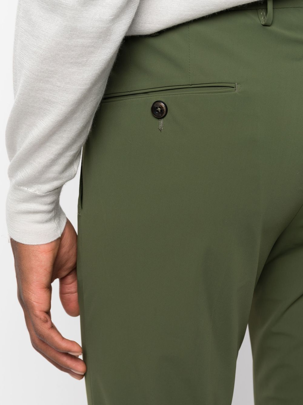 Super slim organic stretch trousers
